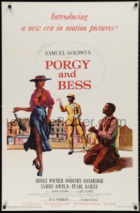 2w1067 PORGY & BESS 1sh 1959 Sidney Poitier, Dorothy Dandridge & Sammy Davis Jr, TODD-AO!