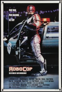 2w1092 ROBOCOP 1sh 1988 Paul Verhoeven, full-length cyborg police Peter Weller by Mike Bryan!
