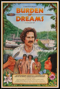 2w0284 BURDEN OF DREAMS 18x27 special poster 1982 Werner Herzog, great art by Monte Dolack!