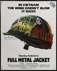 2w0297 FULL METAL JACKET 17x21 special poster 1987 Stanley Kubrick Vietnam War movie, Castle art!