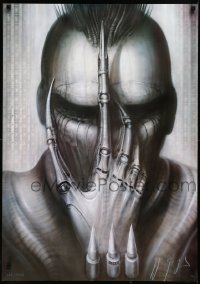 2w0242 H.R. GIGER artist signed #223/1000 26x37 art print 1980s creature used for Future Kill!