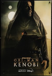 2w0747 OBI-WAN KENOBI DS tv poster 2022 Star Wars, Disney+, Ewan McGregor w/ image of Darth Vader!