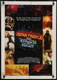 2w0311 STAR TREK II 17x24 special poster 1982 The Wrath of Khan, Leonard Nimoy, William Shatner!