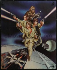 2w0313 STAR WARS trench run style 19x23 special poster 1978 Goldammer art, Procter & Gamble tie-in!