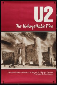 2w0060 U2 40x60 music poster 1984 Bono, The Edge, Adam Clayton, The Unforgettable Fire!