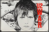 2w0059 U2 40x60 music poster 1992 Bono, The Edge, Adam Clayton, close-up image for War!
