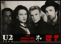 2w0146 U2 LAMINATED 17x24 music poster 1987 Bono, The Edge, Clayton, Mulin, The Joshua Tree!