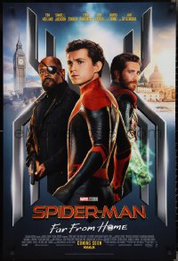 2w1128 SPIDER-MAN: FAR FROM HOME IMAX int'l advance DS 1sh 2019 Marvel Comics, Holland, 3 cast style!