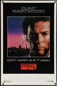 2w1149 SUDDEN IMPACT 1sh 1983 Clint Eastwood is at it again as Dirty Harry, great image!