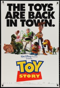 2w1165 TOY STORY DS 1sh 1995 Disney & Pixar cartoon, great images of Buzz Lightyear, Woody & cast!