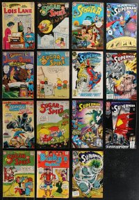 2x0235 LOT OF 15 DC COMIC BOOKS 1960s-1990s Superman, Sugar & Spike, Supergirl, Binky's Buddies!