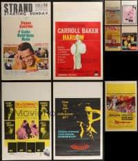 2x0619 LOT OF 17 MOSTLY FORMERLY FOLDED WINDOW CARDS 1940s-1960s images from a variety of movies!