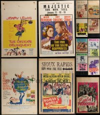 2x0624 LOT OF 13 UNFOLDED WINDOW CARDS 1940s-1960s great images from a variety of different movies!