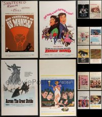 2x0623 LOT OF 14 FORMERLY FOLDED WINDOW CARDS 1960s-1970s great images from a variety of movies!