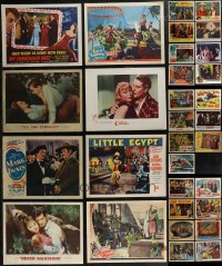 2x0163 LOT OF 31 LOBBY CARDS 1940s-1960s great scenes from a variety of different movies!