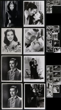 2x0719 LOT OF 43 GONE WITH THE WIND & WUTHERING HEIGHTS REPRO PHOTOS 1980s Gable, Leigh, Olivier!