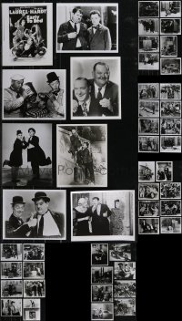 2x0718 LOT OF 48 LAUREL & HARDY REPRO PHOTOS 1980s wonderful images of the comedy legends!
