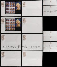 2x0526 LOT OF 22 MARILYN MONROE STAMP SHEETS & FIRST DAY ENVELOPES 1990s Legends of Hollywood!