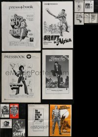 2x0410 LOT OF 14 UNCUT BLAXPLOITATION PRESSBOOKS 1970s advertising for several different movies!
