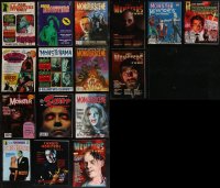 2x0361 LOT OF 16 MONSTER MAGAZINES 1960s-2010s filled with great horror images & articles!