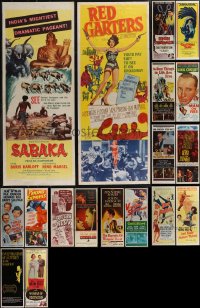 2x0868 LOT OF 22 FORMERLY FOLDED INSERTS 1940s-1970s great images from a variety of movies!