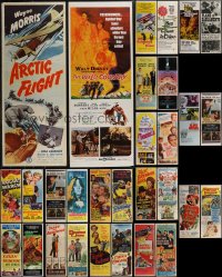 2x0860 LOT OF 30 FORMERLY FOLDED INSERTS 1940s-1970s great images from a variety of movies!