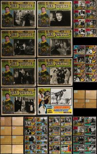 2x0492 LOT OF 96 SPANISH LANGUAGE LOBBY CARDS 1950s-1960s complete sets from several movies!