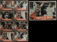 2x0496 LOT OF 9 UNDER THE RED ROBE ITALIAN LOBBY CARDS 1947 Veidt, Annabella, Massey, Sjostrom