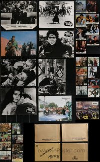 2x0152 LOT OF 49 NON-US LOBBY CARDS 1950s-1980s complete & incomplete sets from a variety of movies!