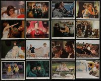 2x0675 LOT OF 21 MINI LOBBY CARDS & COLOR 8X10 STILLS 1950s-1970s a variety of cool movie scenes!