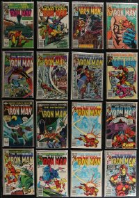 2x0227 LOT OF 16 IRON MAN COMIC BOOKS BETWEEN #155-170 1980s Moon Knight, The Serpent Squad & more!