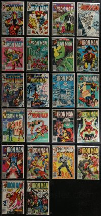 2x0206 LOT OF 22 IRON MAN COMIC BOOKS BETWEEN #170-192 1980s Captain America, The Mandarin & more!