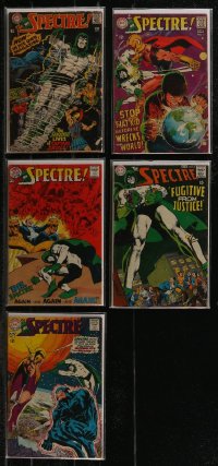 2x0319 LOT OF 5 SPECTRE #1-5 COMIC BOOKS 1960s Fugitive From Justice, Stop That Kid & more!