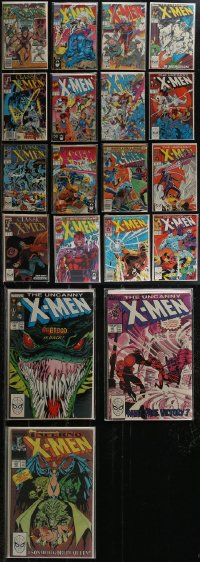2x0215 LOT OF 19 MISCELLANEOUS X-MEN COMIC BOOKS 1980s Wolverine, Magneto, The Brood, Goblin Queen!