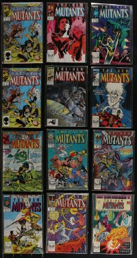 2x0246 LOT OF 12 NEW MUTANTS COMIC BOOKS 1980s The Fall of the Mutants, The Evolutionary War!