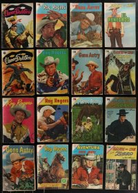 2x0224 LOT OF 16 MEXICAN COWBOY WESTERN COMIC BOOKS 1960s Lone Ranger, Roy Rogers, Gene Autry!