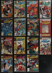 2x0230 LOT OF 15 WEB OF SPIDER-MAN COMIC BOOKS 1980s-1990s 30th Anniverasry Special & more!