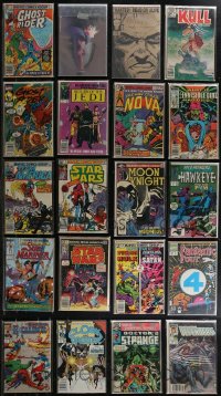 2x0210 LOT OF 20 MARVEL COMIC BOOKS 1990s Ghost Rider, Moon Knight, Star Wars, Hawkeye & more!