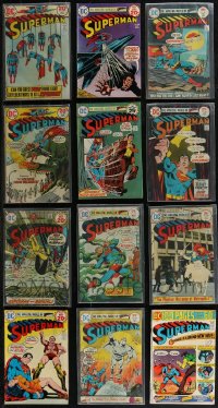 2x0243 LOT OF 12 SUPERMAN COMIC BOOKS 1970s The Viking from Valhalla, Batgirl & more!