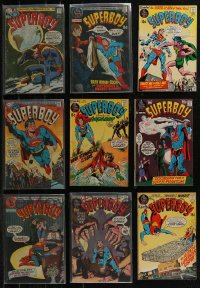 2x0262 LOT OF 9 SUPERBOY COMIC BOOKS 1960s-1970s the adventures of Superman as a teen!