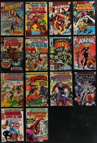 2x0237 LOT OF 14 MARVEL COMICS FIRST ISSUES COMIC BOOKS 1970s Captain Marvel, Human Fly & more!