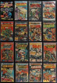 2x0218 LOT OF 18 ATLAS COMICS COMIC BOOKS 1970s Son of Dracula, Tiger-Man, Destructor & more!