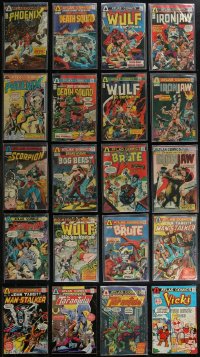 2x0213 LOT OF 20 ATLAS COMICS COMIC BOOKS 1970s Phoenix, Wulf, Death Squad, Ironjaw & more!
