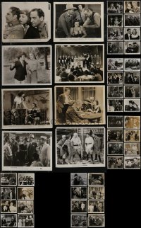 2x0665 LOT OF 48 1930S-40S 8X10 STILLS 1930s-1940s great scenes from a variety of different movies!