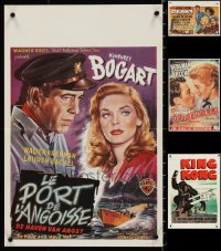 2x0772 LOT OF 5 FORMERLY FOLDED REPRODUCTION POSTERS 1980s a variety of classic movie images!