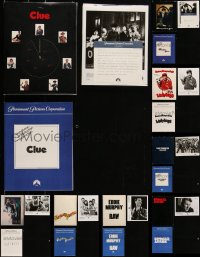 2x0402 LOT OF 11 PRESSKITS 1980 - 1992 containing a total of 128 8x10 stills in all!
