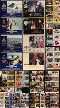 2x0177 LOT OF 111 LOBBY CARDS 1960s-1980s mostly incomplete sets from a variety of movies!