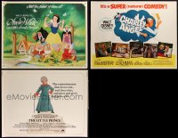 2x0799 LOT OF 3 UNFOLDED 1970S HALF-SHEETS 1970s Snow White, Little Prince, Charley and the Angel!
