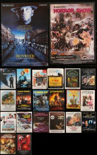 2x0851 LOT OF 22 FORMERLY FOLDED FRENCH 15X21 POSTERS 1960s-1980s a variety of cool movie images!