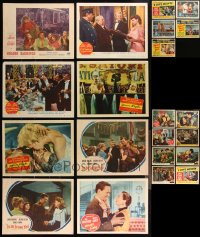 2x0172 LOT OF 21 LOBBY CARDS 1940s-1950s incomplete sets from a variety of different movies!
